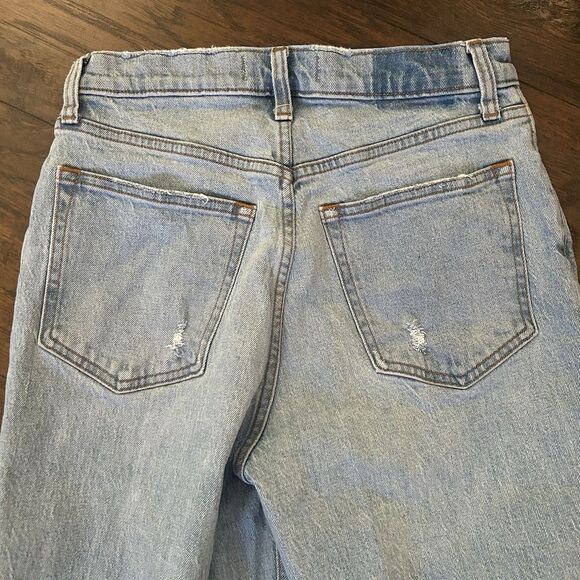 Abercrombie & Fitch Curve Love The 90s Straight Ultra High Rise Jean Size 28/6S - Picture 7 of 8